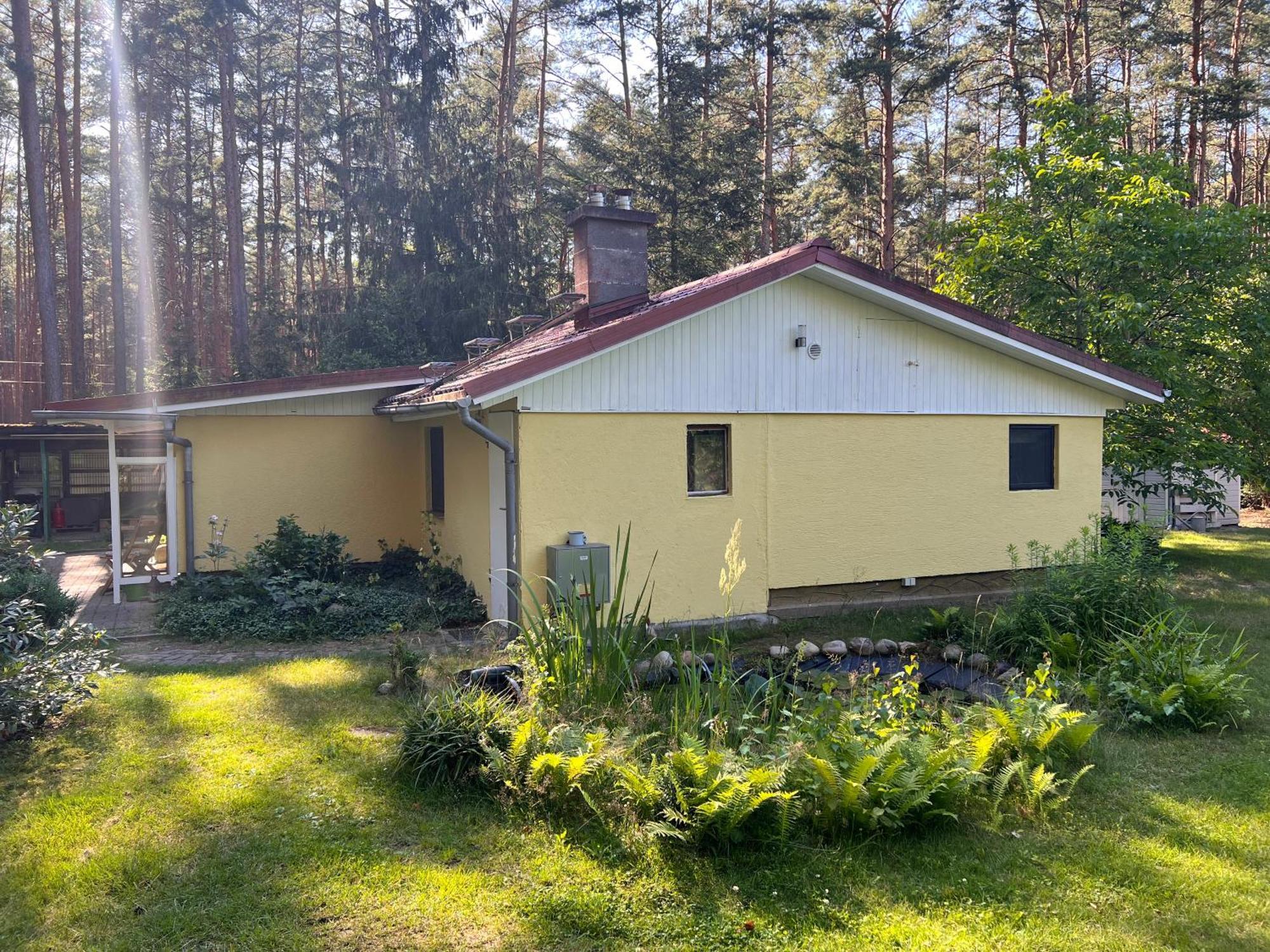 Ferienhaus Im Wald Borkwalde Luaran gambar