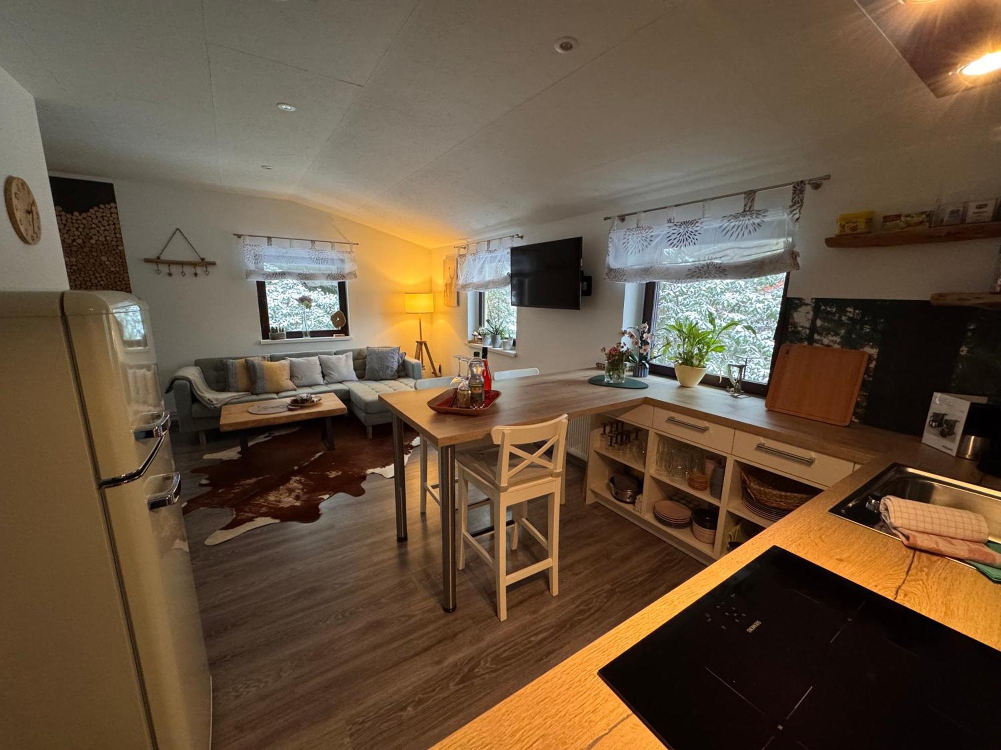 Ferienhaus Im Wald Borkwalde Luaran gambar